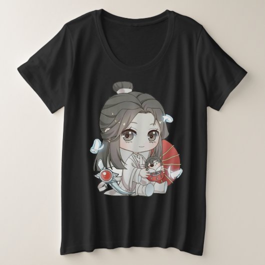ちび謝蓮天 TGCF プラスサイズTシャツ (デザイン正面)