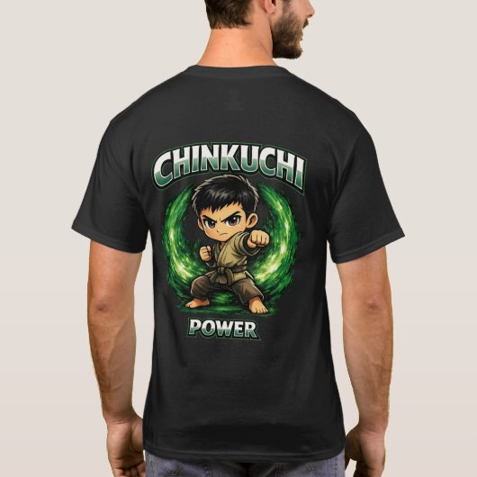 ちび道場チンクチパワーテイー Tシャツ (裏面)