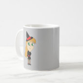 ちび魔女 コーヒーマグカップ (正面左)