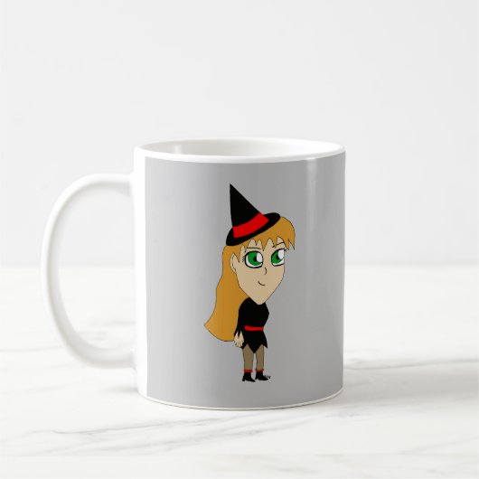 ちび魔女 コーヒーマグカップ (左)