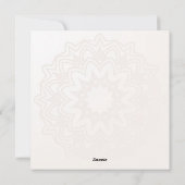 ちょうちんと飾り付きのハッピーエイド·ムバラク シーズンカード (裏面)