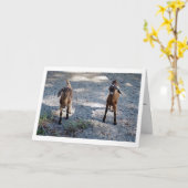 ちょうどあなたおよび私子供! カード (黄色い花)