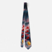 ちょうどあなたと私は月に太陽を言った ネクタイ (裏面)