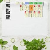 ちょうどあなたに関係しています私はいかにか。 (系図学) キッチンタオル (折り畳み)