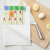 ちょうどあなたに関係しています私はいかにか。 (系図学) キッチンタオル (四つ折り)