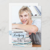 ちょうどあなたのスタイルの写真の卒業の招待状 招待状 (正面/裏面)