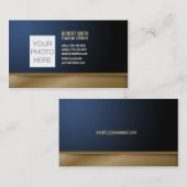 ちょうどあなたの写真の名刺のテンプレートを加えて下さい 名刺 (正面/裏面)