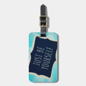 ちょうどあなた自身があって下さい ラゲッジタグ (正面縦)