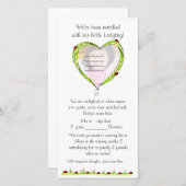 ちょうどあります一致させた採用の発表が 案内状 (正面/裏面)