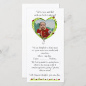 ちょうどあります一致させたannouncmentが 案内状 (正面/裏面)