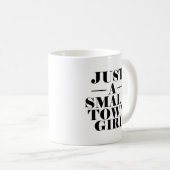 ちょうどいなか町の女の子-おもしろいな女性 コーヒーマグカップ (正面右)