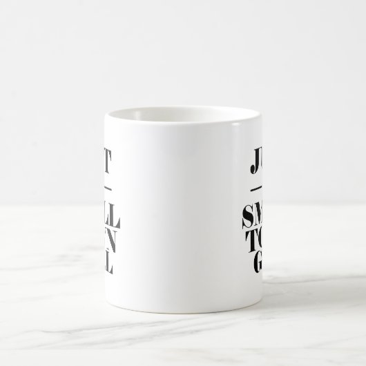 ちょうどいなか町の女の子-おもしろいな女性 コーヒーマグカップ (中央)