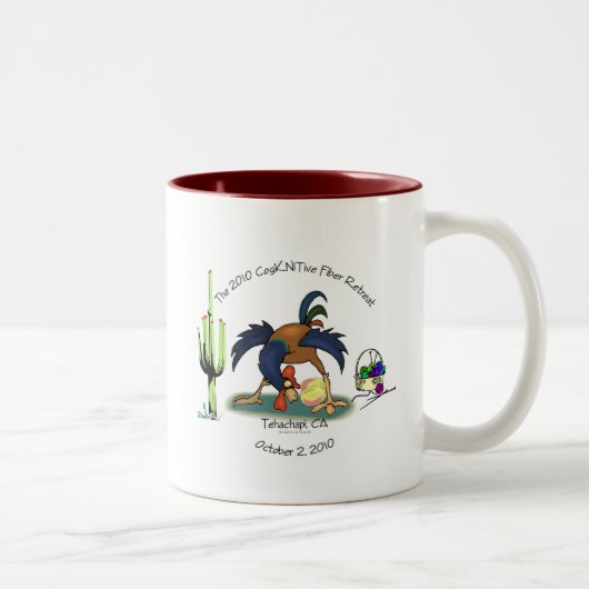 …ちょうどかつてあったので、2010年の繊維の退去 ツートーンマグカップ (右)