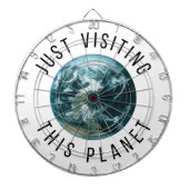ちょうどこの惑星を訪れる ダーツボード (正面)