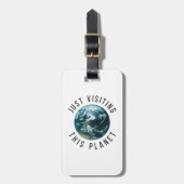 ちょうどこの惑星を訪れる ラゲッジタグ (正面縦)