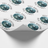 ちょうどこの惑星を訪れる ラッピングペーパー (角)