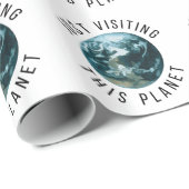 ちょうどこの惑星を訪れる ラッピングペーパー (ロールコーナー)