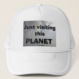 ちょうどこの惑星トラック運転手の帽子を訪問する キャップ