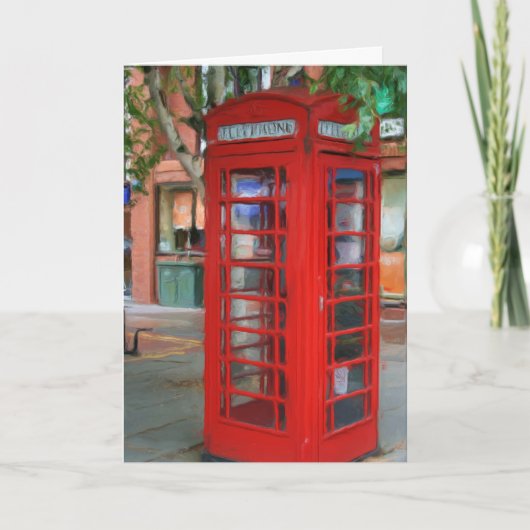 ちょうどこんにちは挨拶状 カード (正面)