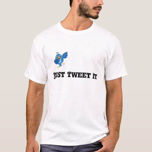 ちょうどさえずりそれインスパイアTwitter Tシャツ (正面)