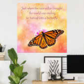 ちょうどその時考え ポスター (ホームオフィス)