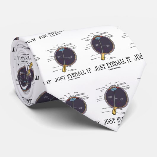 ちょうどそれをじろじろ見て下さい(目の解剖学の近似の発言) ネクタイ (ロール)