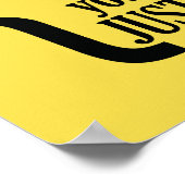 ちょうどそれをする ポスター (角)