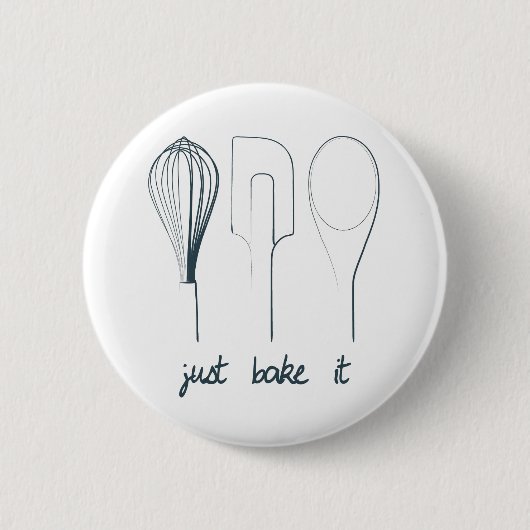 ちょうどそれを焼いて下さい 缶バッジ (正面)