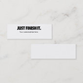 ちょうどそれを終えて下さい。 名刺 (正面/裏面)