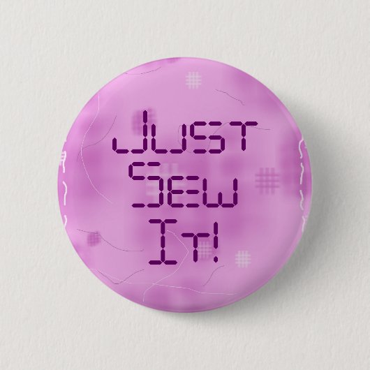 ちょうどそれを縫って下さい! 缶バッジ (正面)