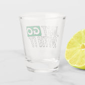 ちょうどそれを行く ショットグラス (裏面)