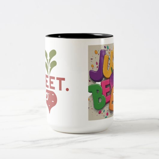 ちょうどそれを見る ツートーンマグカップ (中央)