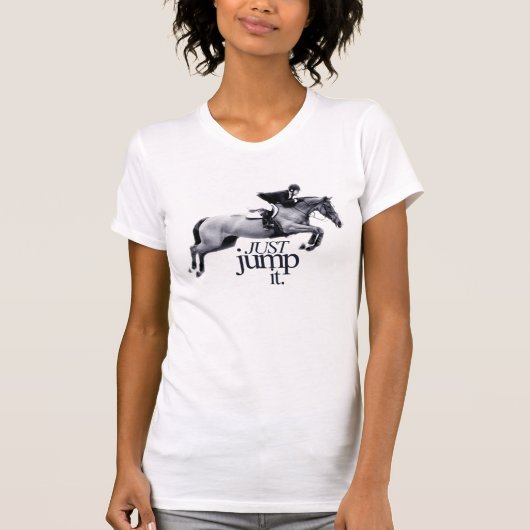 ちょうどそれを跳んで下さい Tシャツ (正面)