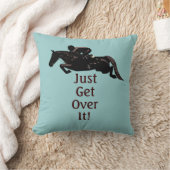 ちょうどそれを馬のジャンパーの枕を乗り越えて下さい クッション (ブランケット)