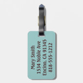 ちょうどそれを馬の跳躍を乗り越えて下さい ラゲッジタグ (裏面縦)