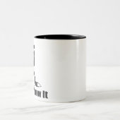 ちょうどそれを|のボーダーコリー犬投げて下さい ツートーンマグカップ (中央)