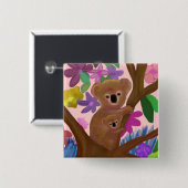 ちょうどつるします 缶バッジ (正面&裏面)