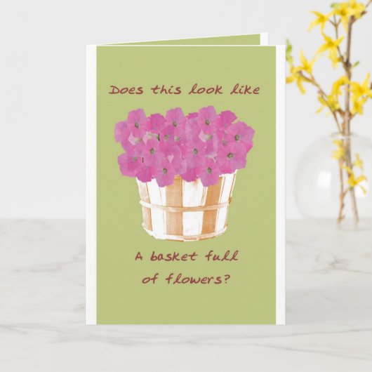 ちょうどので カード (黄色い花)