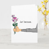 ちょうどので カード (黄色い花)