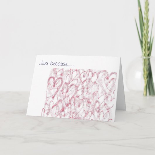 ちょうどので…. 私は愛します カード (正面)