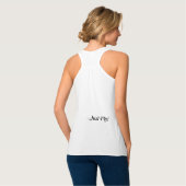 ちょうどはえは決してワイシャツを上陸させません タンクトップ (裏面フル)