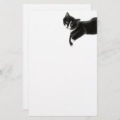 ちょうどぶら下がったな猫の文房具 便箋 (正面/裏面)