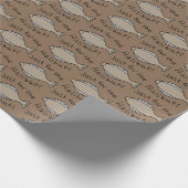 ちょうどオヒョウの包装紙のために ラッピングペーパー (角)