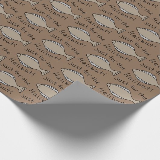 ちょうどオヒョウの包装紙のために ラッピングペーパー (角)