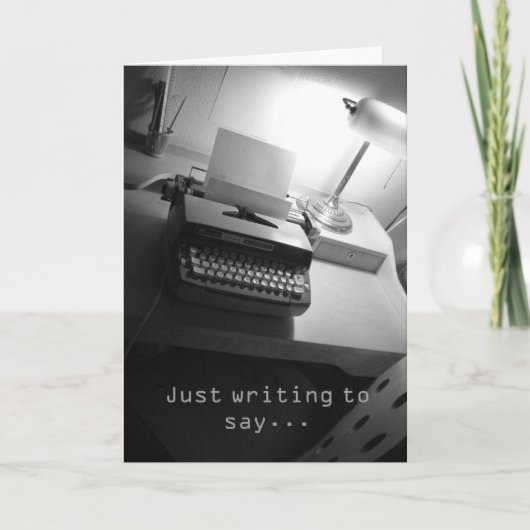 ちょうどカードを書くこと カード (正面)