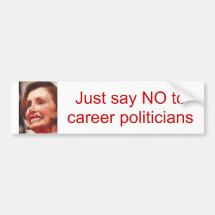 ちょうどキャリアの政治家かナンシーを拒否して下さいPelosi バンパーステッカー