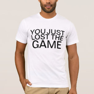 ちょうどゲームのワイシャツを失った Tシャツ