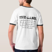 ちょうどゲームを失った Tシャツ (裏面)