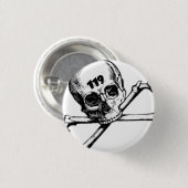 ちょうどスカルボタン 缶バッジ (正面&裏面)
