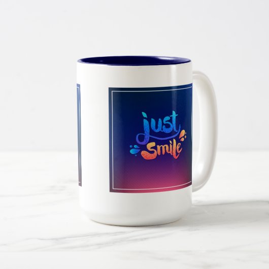 ちょうどスマイル ツートーンマグカップ (正面右)